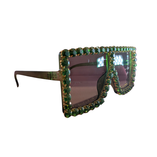Emerald Mist Bling Sunnies